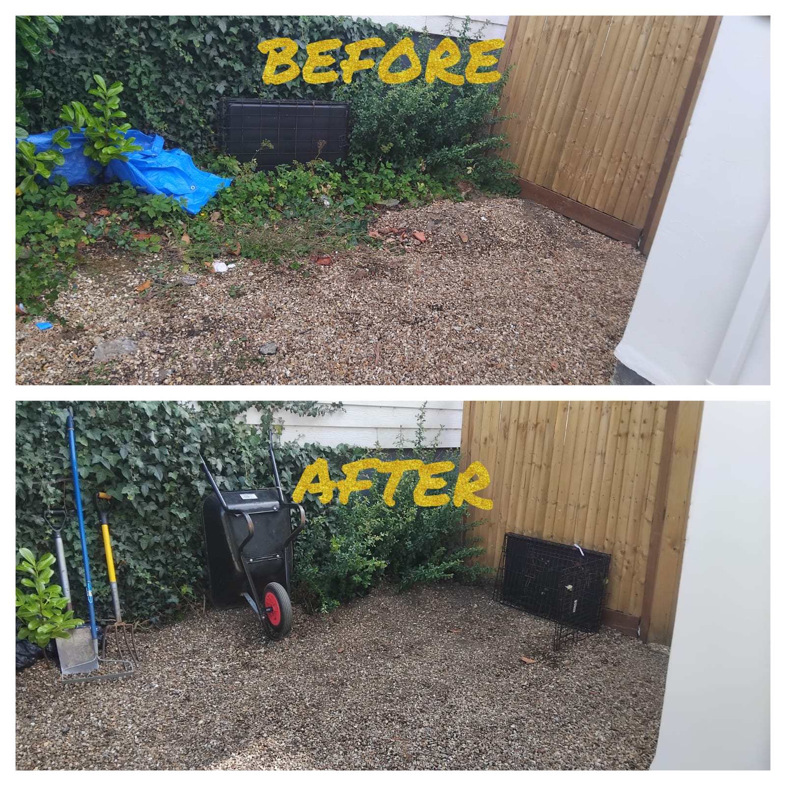 Before and after — Project 12